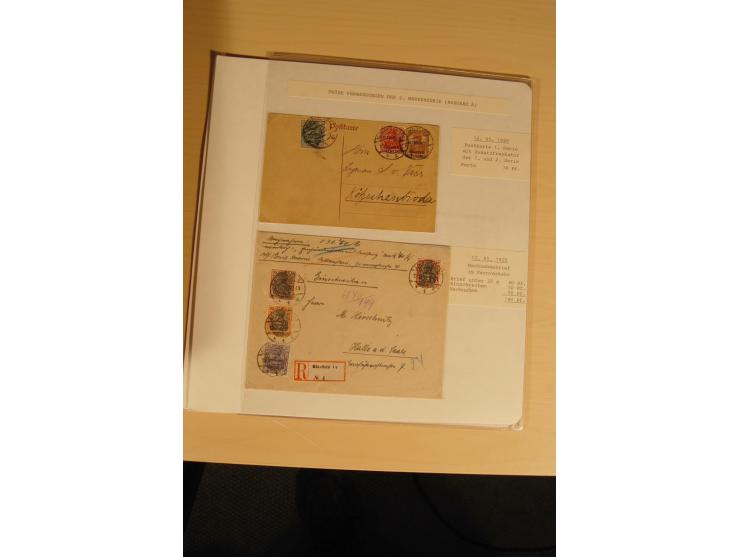 1807/1970, enorm umfangreiche und mit viel Sachkenntnis aufgebaute Sammlung mit ca. 1100 Briefen und Karten, ab Vorphilatelie