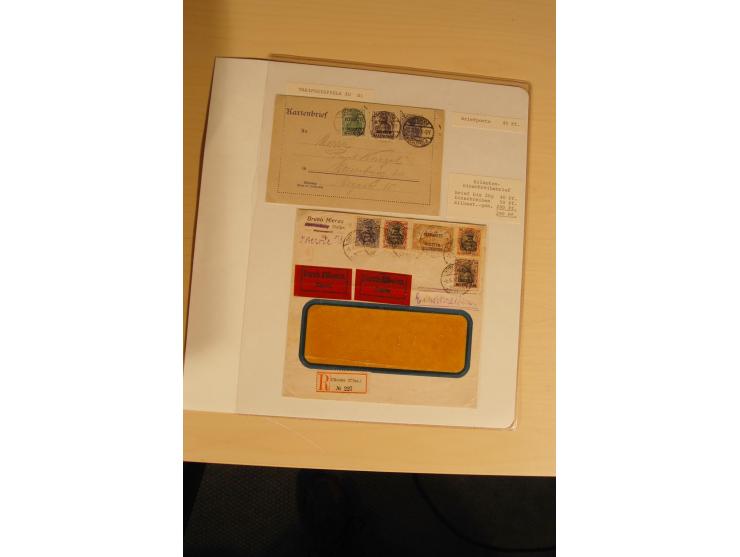 1807/1970, enorm umfangreiche und mit viel Sachkenntnis aufgebaute Sammlung mit ca. 1100 Briefen und Karten, ab Vorphilatelie