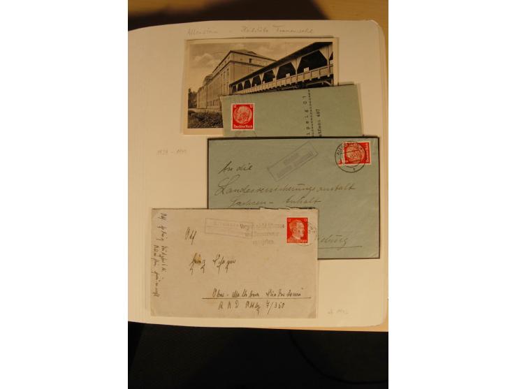 1807/1970, enorm umfangreiche und mit viel Sachkenntnis aufgebaute Sammlung mit ca. 1100 Briefen und Karten, ab Vorphilatelie
