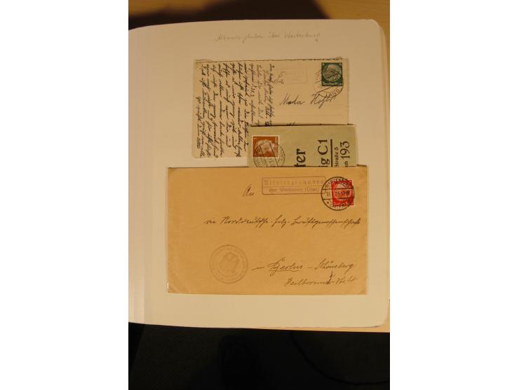 1807/1970, enorm umfangreiche und mit viel Sachkenntnis aufgebaute Sammlung mit ca. 1100 Briefen und Karten, ab Vorphilatelie