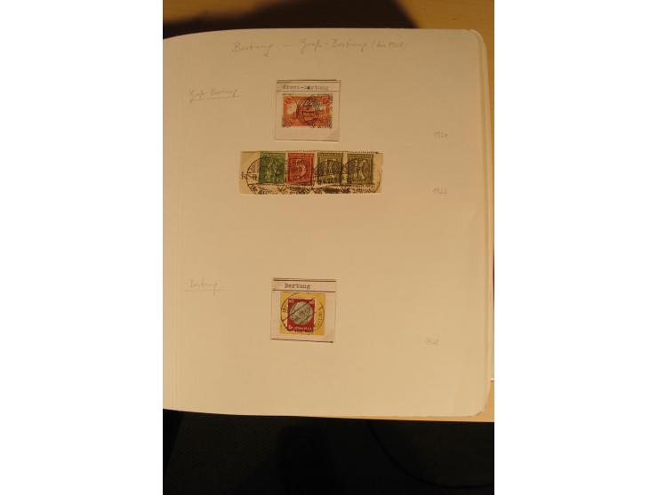 1807/1970, enorm umfangreiche und mit viel Sachkenntnis aufgebaute Sammlung mit ca. 1100 Briefen und Karten, ab Vorphilatelie