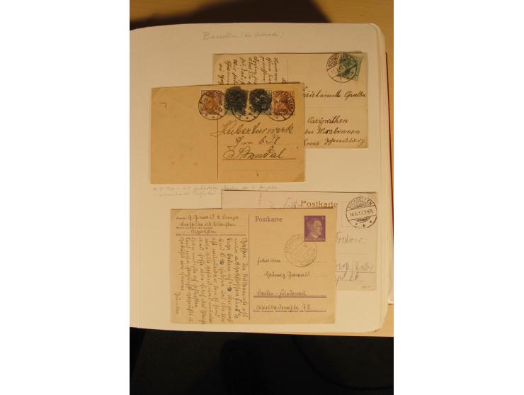 1807/1970, enorm umfangreiche und mit viel Sachkenntnis aufgebaute Sammlung mit ca. 1100 Briefen und Karten, ab Vorphilatelie