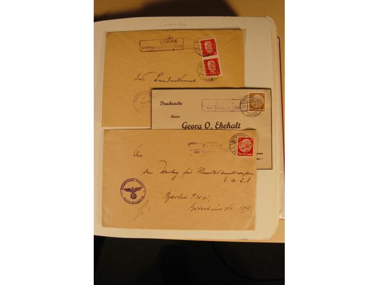 1807/1970, enorm umfangreiche und mit viel Sachkenntnis aufgebaute Sammlung mit ca. 1100 Briefen und Karten, ab Vorphilatelie