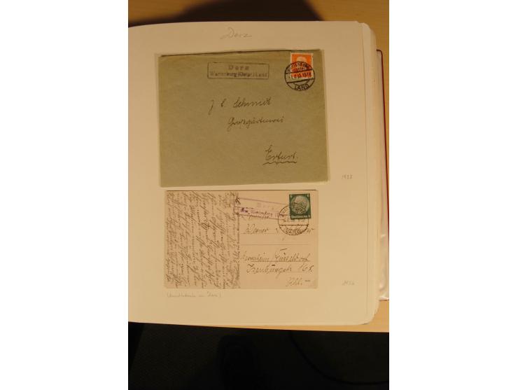 1807/1970, enorm umfangreiche und mit viel Sachkenntnis aufgebaute Sammlung mit ca. 1100 Briefen und Karten, ab Vorphilatelie