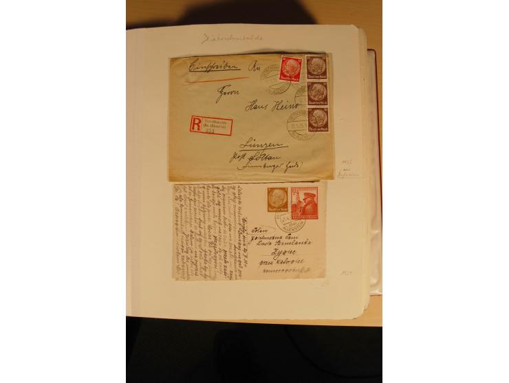 1807/1970, enorm umfangreiche und mit viel Sachkenntnis aufgebaute Sammlung mit ca. 1100 Briefen und Karten, ab Vorphilatelie