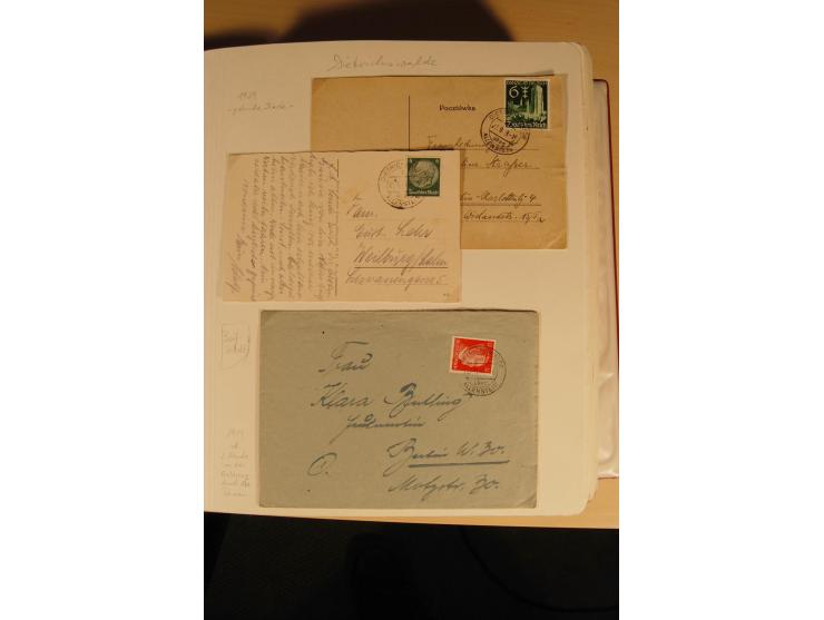 1807/1970, enorm umfangreiche und mit viel Sachkenntnis aufgebaute Sammlung mit ca. 1100 Briefen und Karten, ab Vorphilatelie