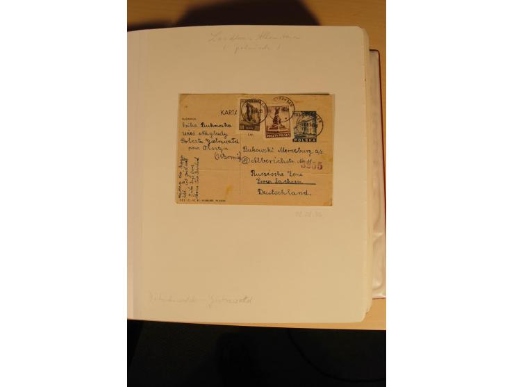 1807/1970, enorm umfangreiche und mit viel Sachkenntnis aufgebaute Sammlung mit ca. 1100 Briefen und Karten, ab Vorphilatelie