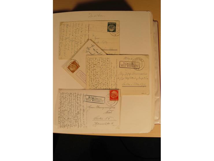 1807/1970, enorm umfangreiche und mit viel Sachkenntnis aufgebaute Sammlung mit ca. 1100 Briefen und Karten, ab Vorphilatelie