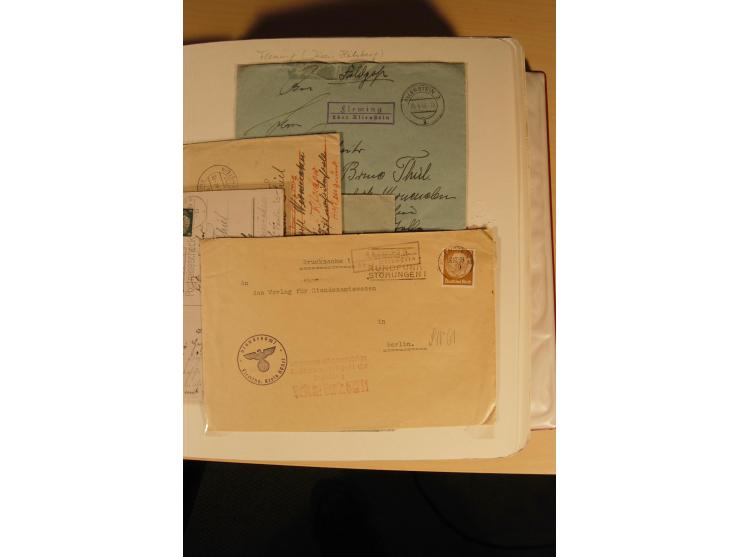 1807/1970, enorm umfangreiche und mit viel Sachkenntnis aufgebaute Sammlung mit ca. 1100 Briefen und Karten, ab Vorphilatelie