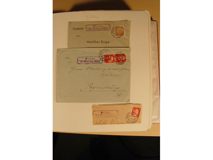 1807/1970, enorm umfangreiche und mit viel Sachkenntnis aufgebaute Sammlung mit ca. 1100 Briefen und Karten, ab Vorphilatelie