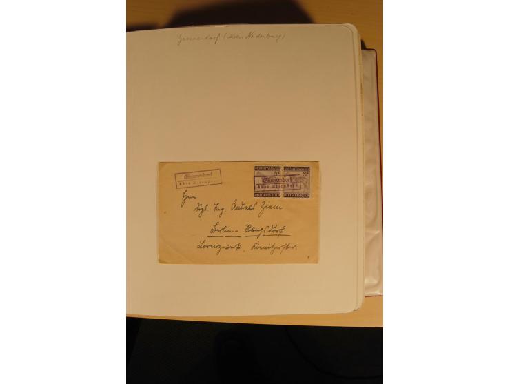 1807/1970, enorm umfangreiche und mit viel Sachkenntnis aufgebaute Sammlung mit ca. 1100 Briefen und Karten, ab Vorphilatelie