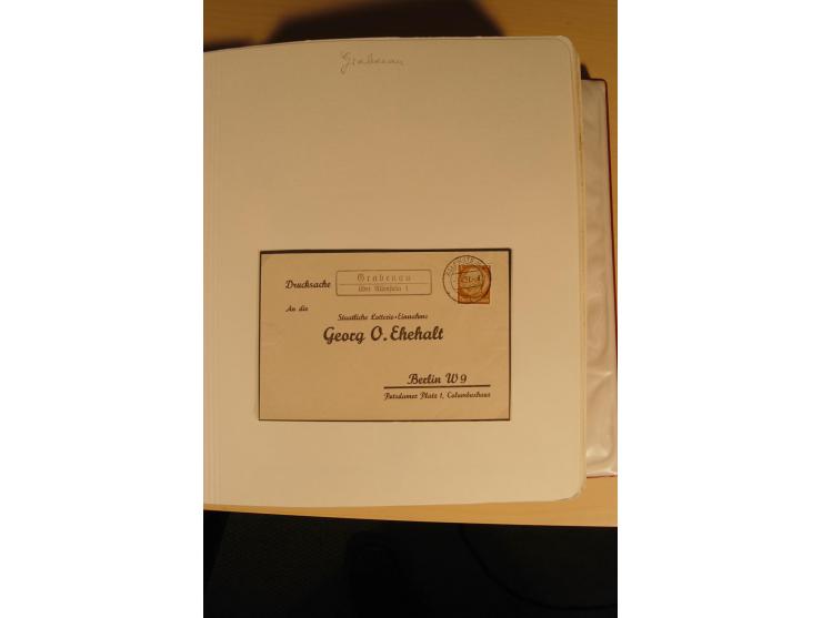 1807/1970, enorm umfangreiche und mit viel Sachkenntnis aufgebaute Sammlung mit ca. 1100 Briefen und Karten, ab Vorphilatelie