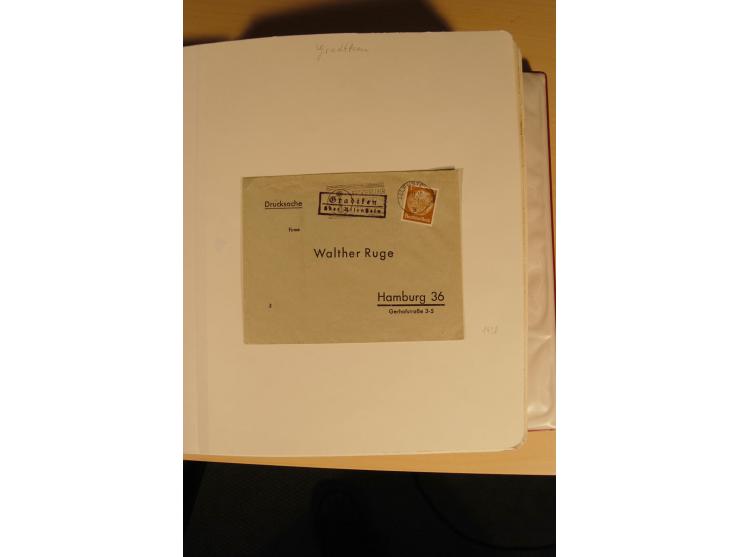 1807/1970, enorm umfangreiche und mit viel Sachkenntnis aufgebaute Sammlung mit ca. 1100 Briefen und Karten, ab Vorphilatelie