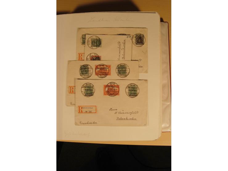 1807/1970, enorm umfangreiche und mit viel Sachkenntnis aufgebaute Sammlung mit ca. 1100 Briefen und Karten, ab Vorphilatelie