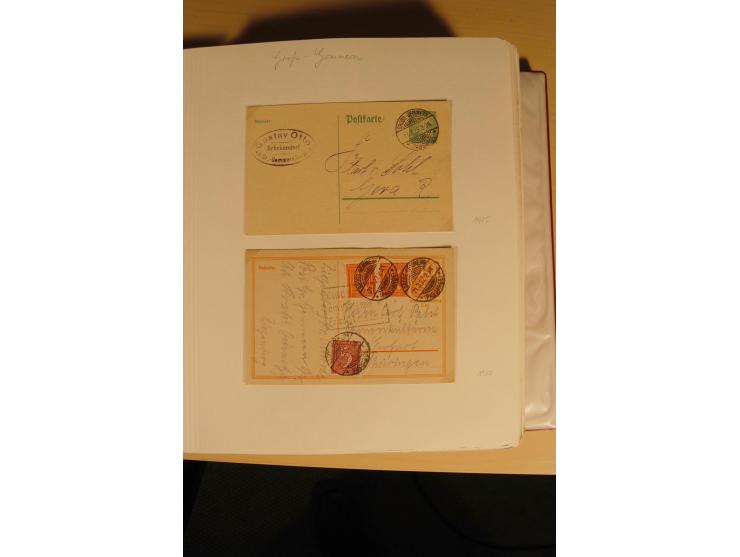 1807/1970, enorm umfangreiche und mit viel Sachkenntnis aufgebaute Sammlung mit ca. 1100 Briefen und Karten, ab Vorphilatelie