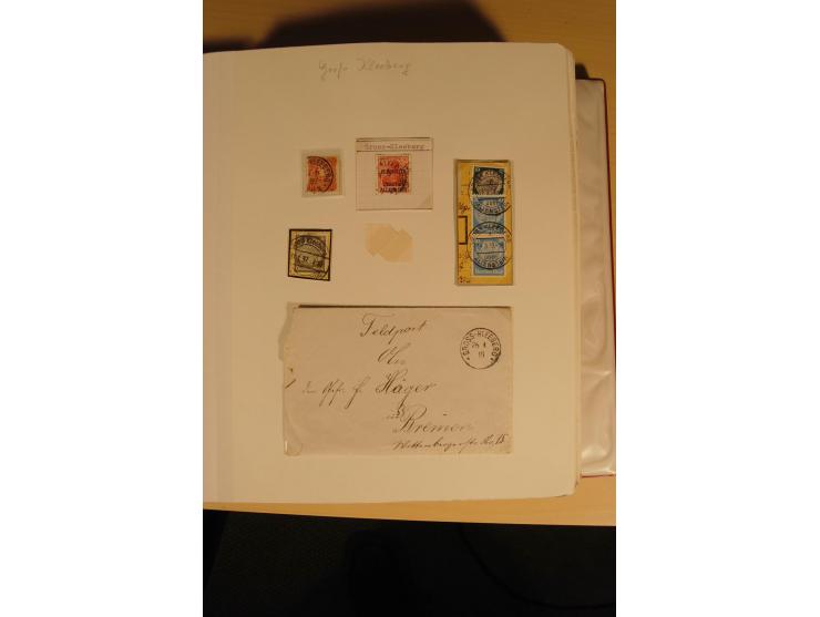 1807/1970, enorm umfangreiche und mit viel Sachkenntnis aufgebaute Sammlung mit ca. 1100 Briefen und Karten, ab Vorphilatelie