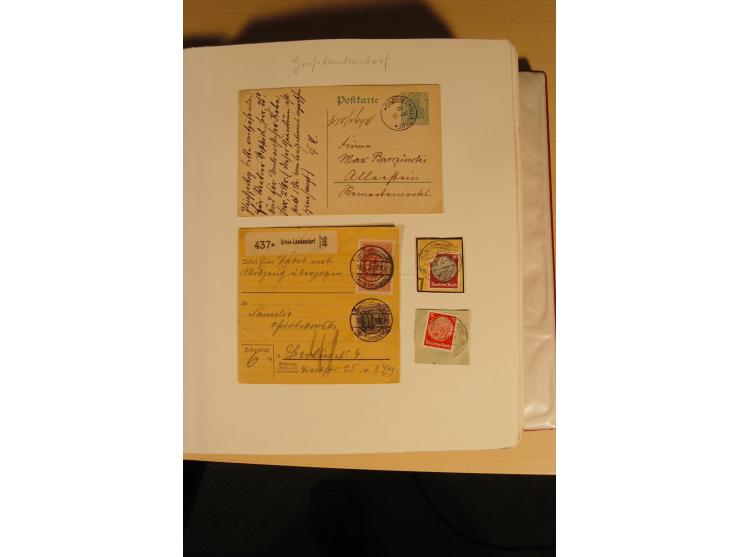 1807/1970, enorm umfangreiche und mit viel Sachkenntnis aufgebaute Sammlung mit ca. 1100 Briefen und Karten, ab Vorphilatelie