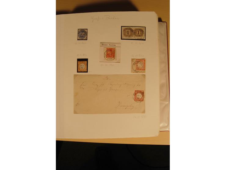 1807/1970, enorm umfangreiche und mit viel Sachkenntnis aufgebaute Sammlung mit ca. 1100 Briefen und Karten, ab Vorphilatelie