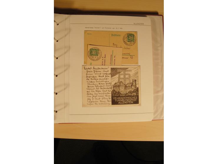 1807/1970, enorm umfangreiche und mit viel Sachkenntnis aufgebaute Sammlung mit ca. 1100 Briefen und Karten, ab Vorphilatelie