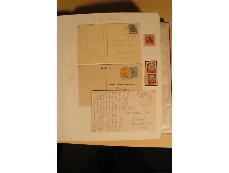 1807/1970, enorm umfangreiche und mit viel Sachkenntnis aufgebaute Sammlung mit ca. 1100 Briefen und Karten, ab Vorphilatelie