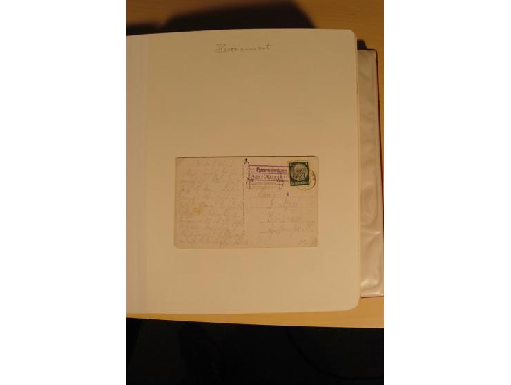 1807/1970, enorm umfangreiche und mit viel Sachkenntnis aufgebaute Sammlung mit ca. 1100 Briefen und Karten, ab Vorphilatelie