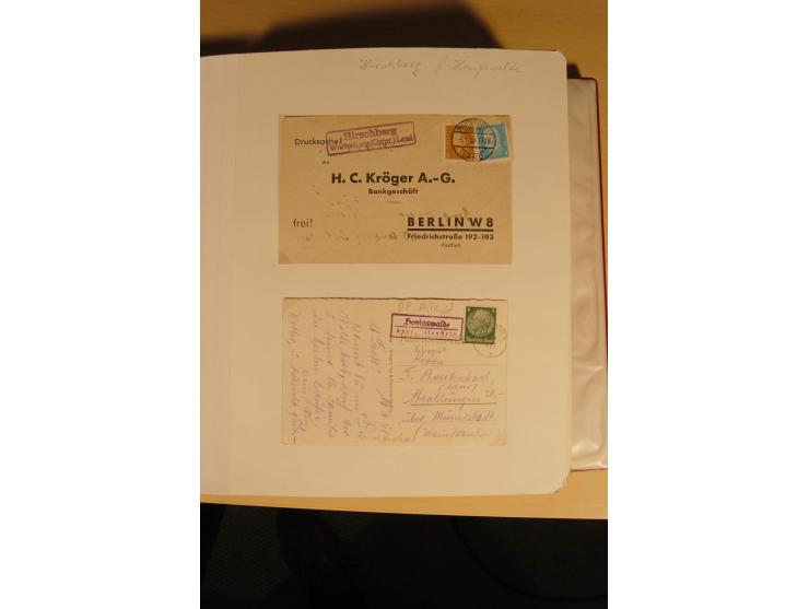 1807/1970, enorm umfangreiche und mit viel Sachkenntnis aufgebaute Sammlung mit ca. 1100 Briefen und Karten, ab Vorphilatelie