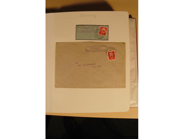 1807/1970, enorm umfangreiche und mit viel Sachkenntnis aufgebaute Sammlung mit ca. 1100 Briefen und Karten, ab Vorphilatelie