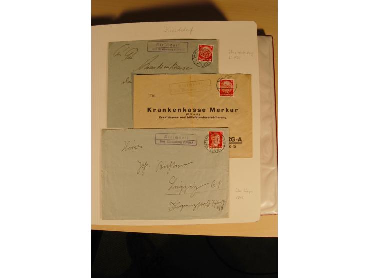 1807/1970, enorm umfangreiche und mit viel Sachkenntnis aufgebaute Sammlung mit ca. 1100 Briefen und Karten, ab Vorphilatelie
