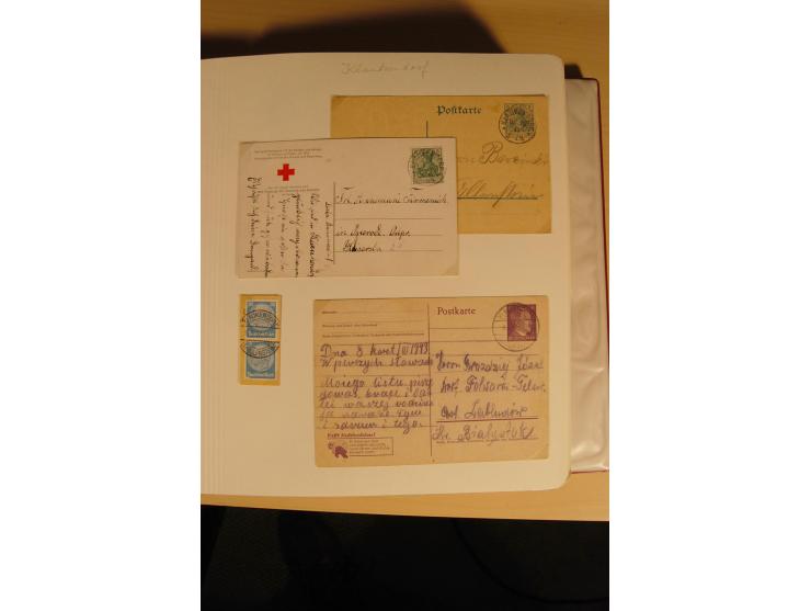 1807/1970, enorm umfangreiche und mit viel Sachkenntnis aufgebaute Sammlung mit ca. 1100 Briefen und Karten, ab Vorphilatelie
