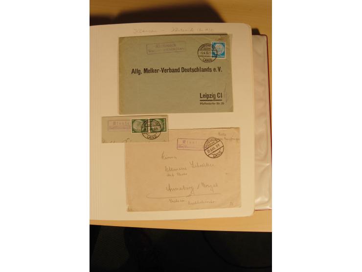 1807/1970, enorm umfangreiche und mit viel Sachkenntnis aufgebaute Sammlung mit ca. 1100 Briefen und Karten, ab Vorphilatelie