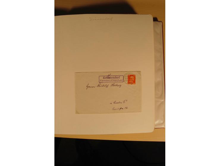 1807/1970, enorm umfangreiche und mit viel Sachkenntnis aufgebaute Sammlung mit ca. 1100 Briefen und Karten, ab Vorphilatelie