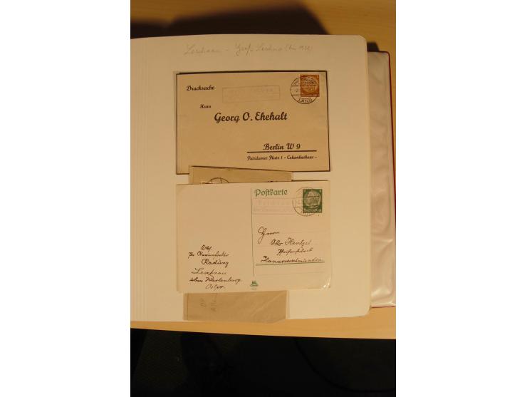 1807/1970, enorm umfangreiche und mit viel Sachkenntnis aufgebaute Sammlung mit ca. 1100 Briefen und Karten, ab Vorphilatelie