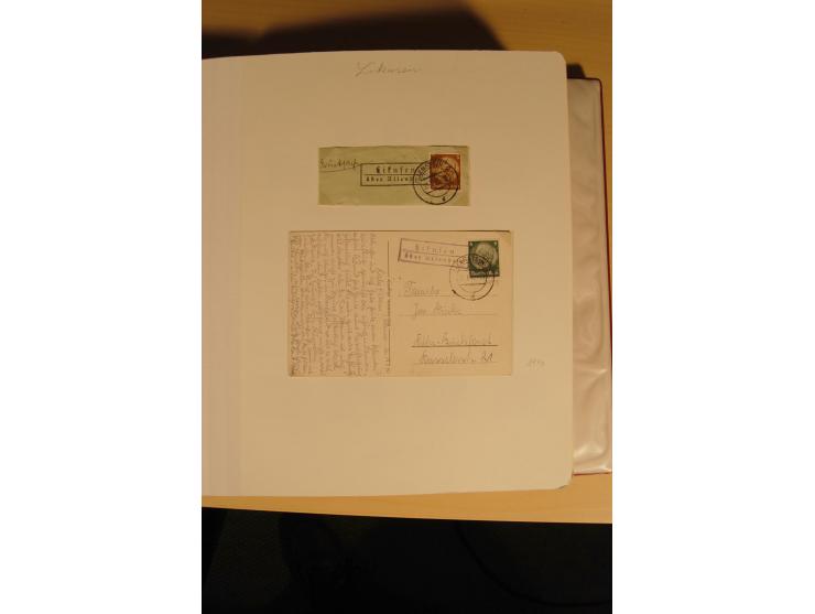 1807/1970, enorm umfangreiche und mit viel Sachkenntnis aufgebaute Sammlung mit ca. 1100 Briefen und Karten, ab Vorphilatelie