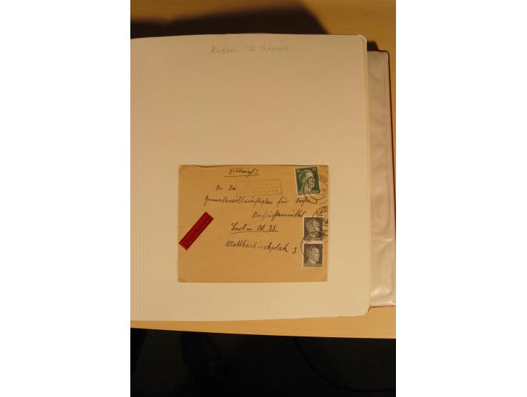 1807/1970, enorm umfangreiche und mit viel Sachkenntnis aufgebaute Sammlung mit ca. 1100 Briefen und Karten, ab Vorphilatelie