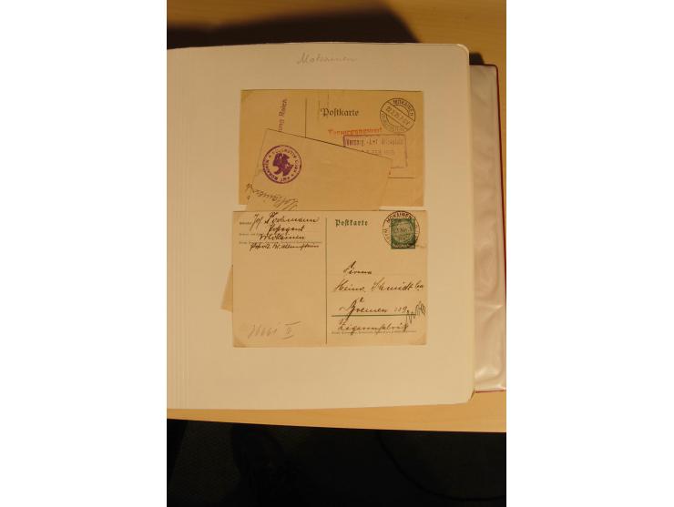 1807/1970, enorm umfangreiche und mit viel Sachkenntnis aufgebaute Sammlung mit ca. 1100 Briefen und Karten, ab Vorphilatelie