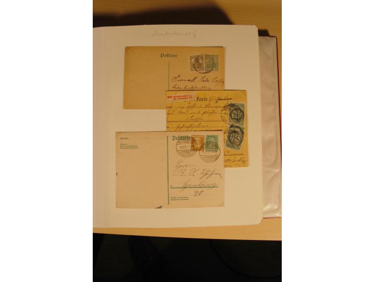 1807/1970, enorm umfangreiche und mit viel Sachkenntnis aufgebaute Sammlung mit ca. 1100 Briefen und Karten, ab Vorphilatelie