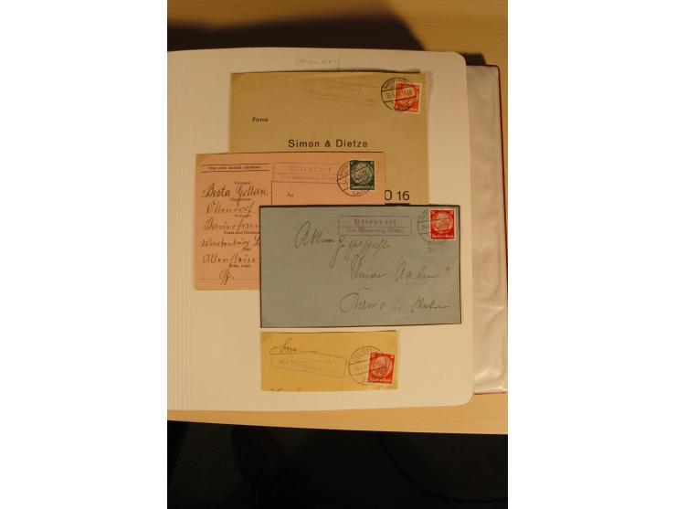 1807/1970, enorm umfangreiche und mit viel Sachkenntnis aufgebaute Sammlung mit ca. 1100 Briefen und Karten, ab Vorphilatelie