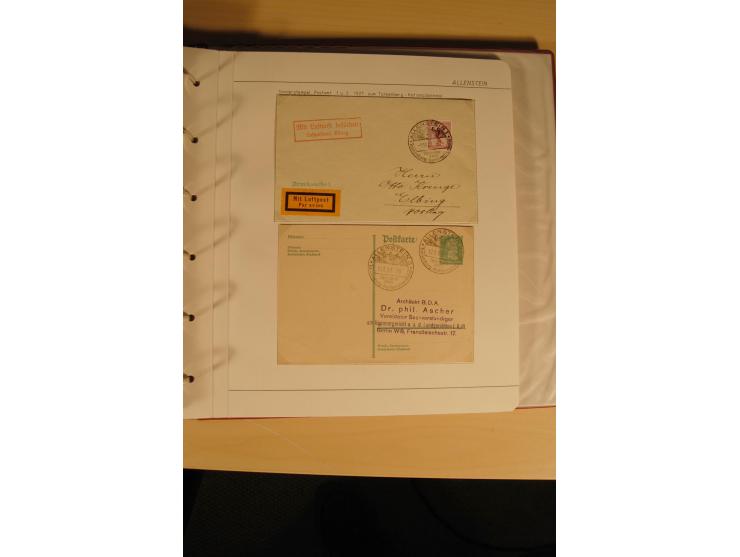 1807/1970, enorm umfangreiche und mit viel Sachkenntnis aufgebaute Sammlung mit ca. 1100 Briefen und Karten, ab Vorphilatelie