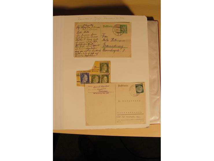1807/1970, enorm umfangreiche und mit viel Sachkenntnis aufgebaute Sammlung mit ca. 1100 Briefen und Karten, ab Vorphilatelie