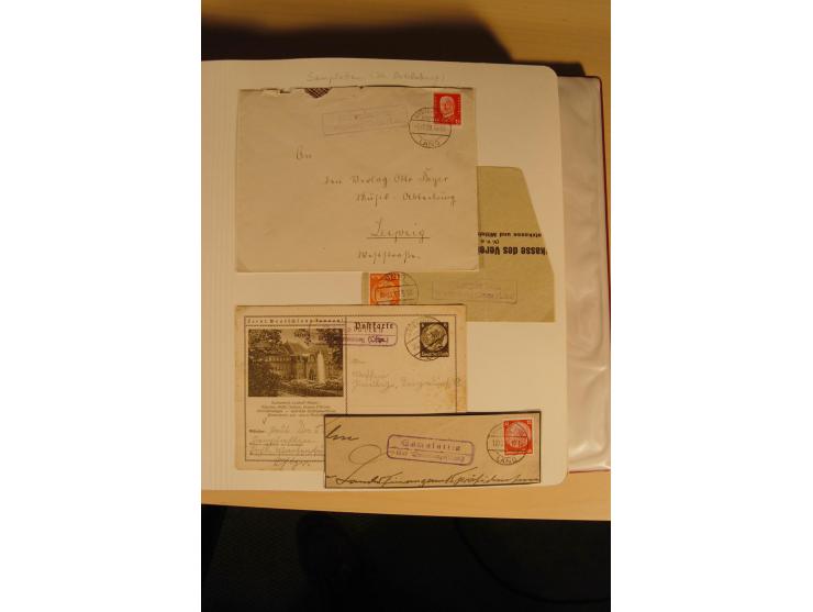 1807/1970, enorm umfangreiche und mit viel Sachkenntnis aufgebaute Sammlung mit ca. 1100 Briefen und Karten, ab Vorphilatelie
