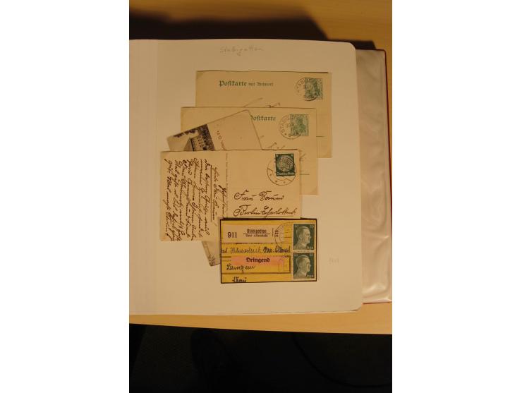 1807/1970, enorm umfangreiche und mit viel Sachkenntnis aufgebaute Sammlung mit ca. 1100 Briefen und Karten, ab Vorphilatelie