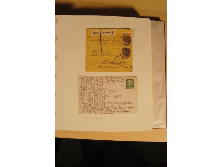1807/1970, enorm umfangreiche und mit viel Sachkenntnis aufgebaute Sammlung mit ca. 1100 Briefen und Karten, ab Vorphilatelie