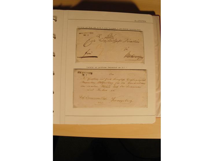 1807/1970, enorm umfangreiche und mit viel Sachkenntnis aufgebaute Sammlung mit ca. 1100 Briefen und Karten, ab Vorphilatelie