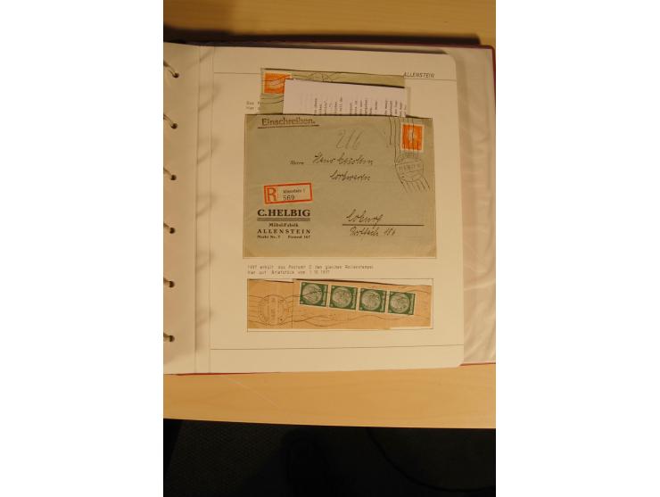 1807/1970, enorm umfangreiche und mit viel Sachkenntnis aufgebaute Sammlung mit ca. 1100 Briefen und Karten, ab Vorphilatelie