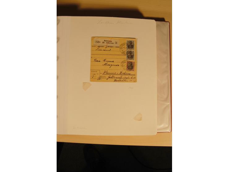1807/1970, enorm umfangreiche und mit viel Sachkenntnis aufgebaute Sammlung mit ca. 1100 Briefen und Karten, ab Vorphilatelie