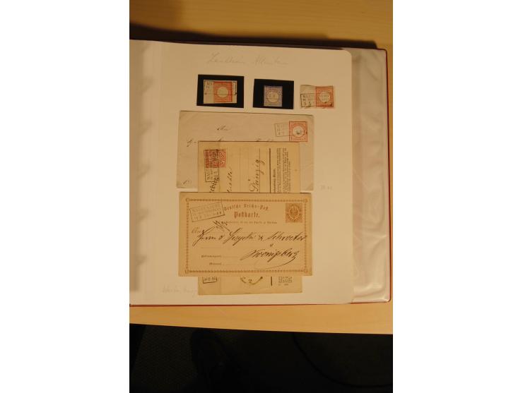 1807/1970, enorm umfangreiche und mit viel Sachkenntnis aufgebaute Sammlung mit ca. 1100 Briefen und Karten, ab Vorphilatelie