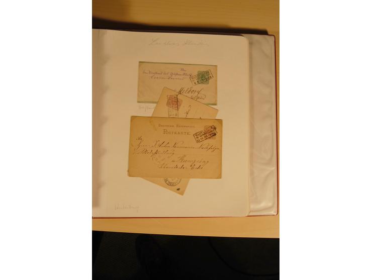 1807/1970, enorm umfangreiche und mit viel Sachkenntnis aufgebaute Sammlung mit ca. 1100 Briefen und Karten, ab Vorphilatelie
