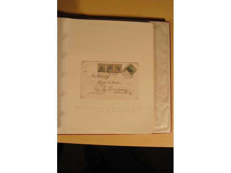 1807/1970, enorm umfangreiche und mit viel Sachkenntnis aufgebaute Sammlung mit ca. 1100 Briefen und Karten, ab Vorphilatelie