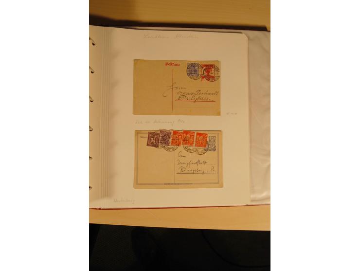 1807/1970, enorm umfangreiche und mit viel Sachkenntnis aufgebaute Sammlung mit ca. 1100 Briefen und Karten, ab Vorphilatelie