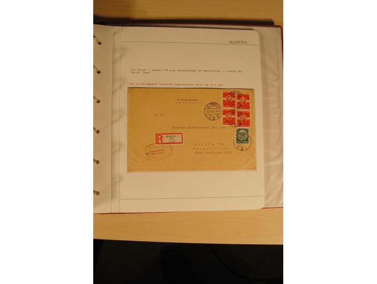 1807/1970, enorm umfangreiche und mit viel Sachkenntnis aufgebaute Sammlung mit ca. 1100 Briefen und Karten, ab Vorphilatelie